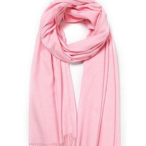 𝅺large Soft Cashmere Silky Solid Shawl Wrap Scarf for Women - Hot Pink